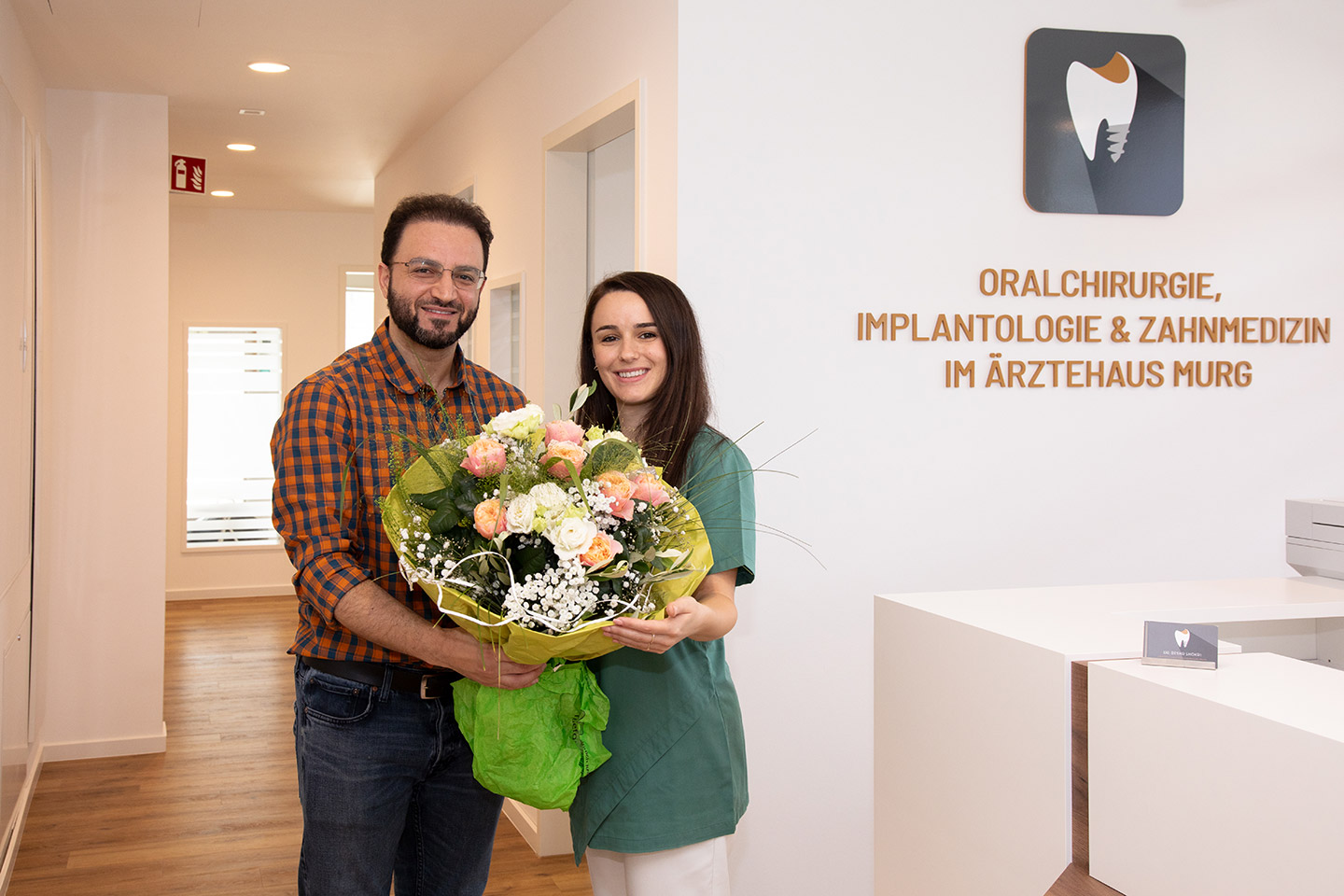 Frau Ramadani, unsere neue Mitarbeiterin!
